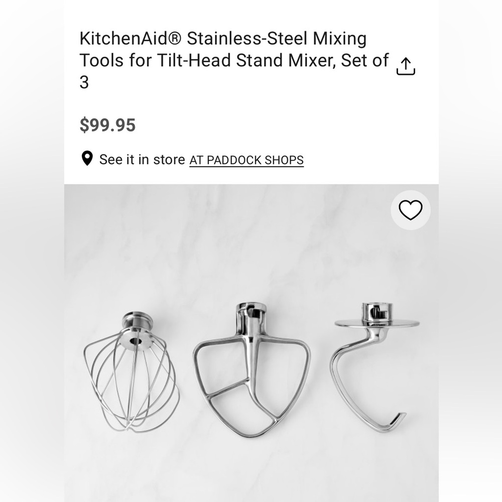 Brand new kitchen aid attachments